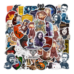 Game of thrones stickers 50stk.