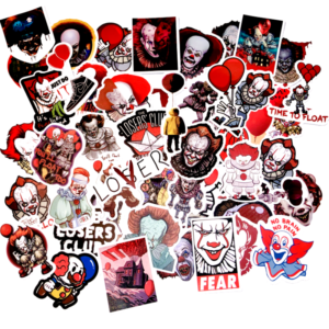 Pennywise IT Clown Stickers