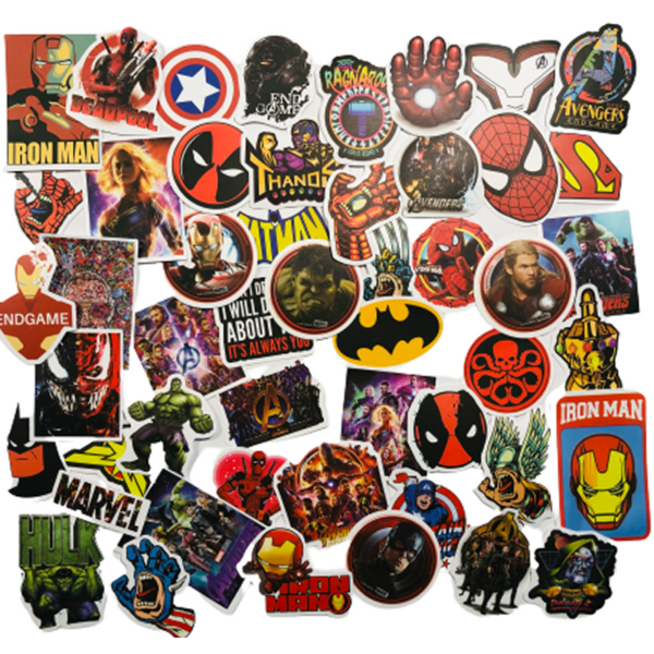Avengers Marvel 50stk stickers