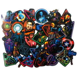 Avengers Marvel Neon 32stk stickers