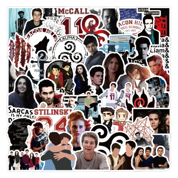Teen Wolf Stickers 50stk